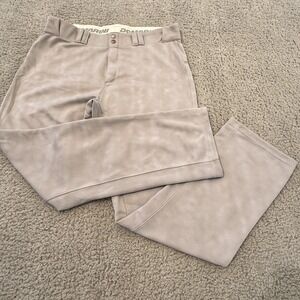 Demarini Men's‎ Gray Straight Leg Baseball Softball Coaches Pants Size XL